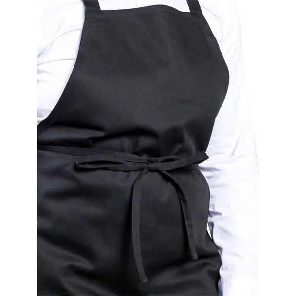 Uncommon Threads Unisex Mid-Length Bib Apron - White... from ASI 86018 Scrub Authority / Uniform Stores
