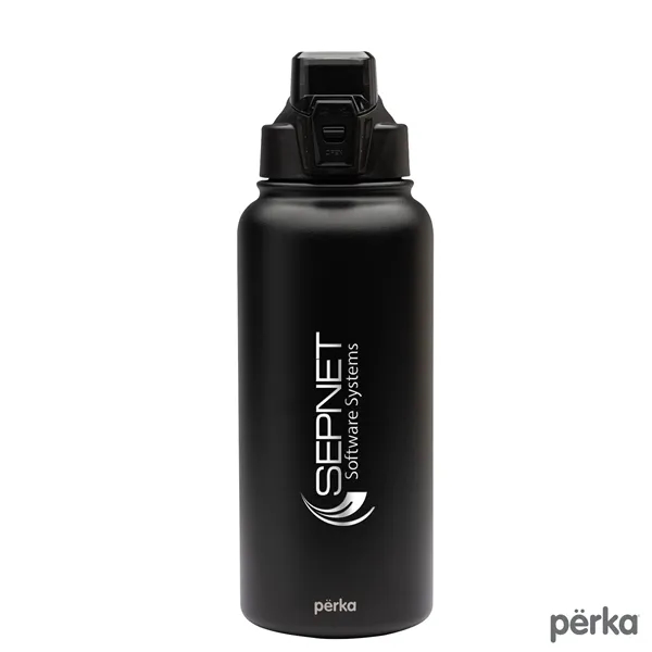 Perka® Rex 32 oz. Double Wall, Stainless Steel Water Bottle... from ASI 67866 Logomark/Valumark