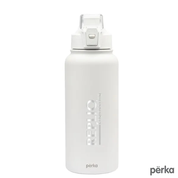 Perka® Rex 32 oz. Double Wall, Stainless Steel Water Bottle... from ASI 67866 Logomark/Valumark