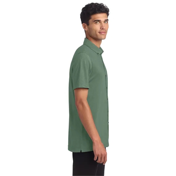 Coming In Spring MERCER+METTLE Stretch Pique Full-Button ...... from ASI 84863 SanMar