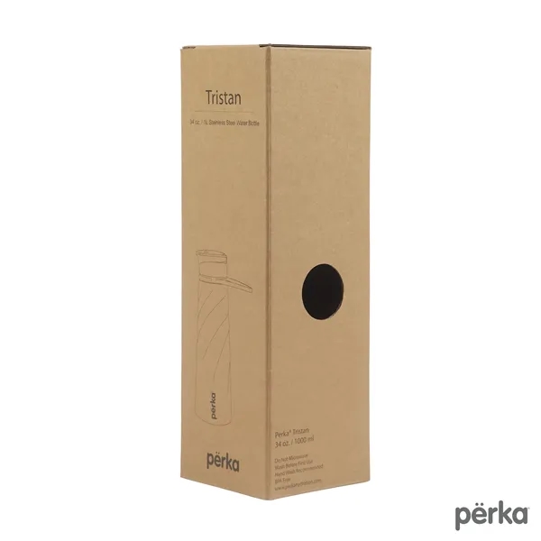 Perka® Tristan 34 oz./1L Single Wall Stainless Steel Spor...... from ASI 67866 Logomark/Valumark