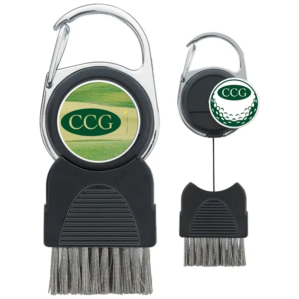 Golf Club Brush with Ball Marker... from ASI 40480 Koozie Group / Norwood