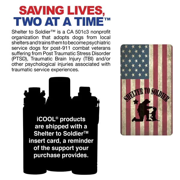 iCOOL® Glenwood 35 oz. Double Wall, Recycled Stainless St...... from ASI 67866 Logomark/Valumark