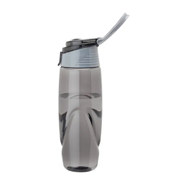 32 oz. BPA-Free Tritan water bottle with a smoky body, colored... from ASI 67866 Logomark/Valumark