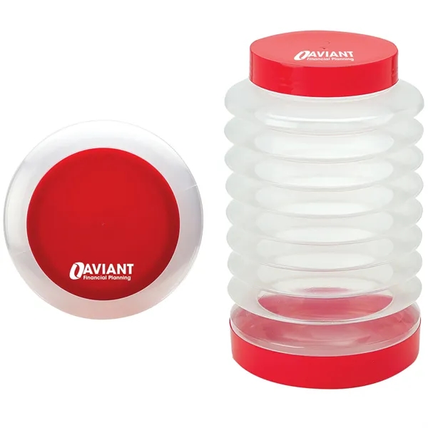 64 oz. Expandable Storage Jar... from ASI 67866 Logomark/Valumark / Valumark™