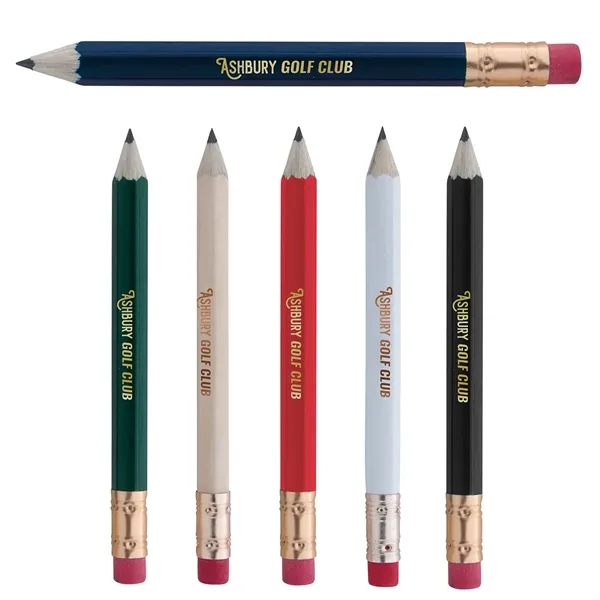 Hex Golf Pencil with Eraser... from ASI 40480 Koozie Group