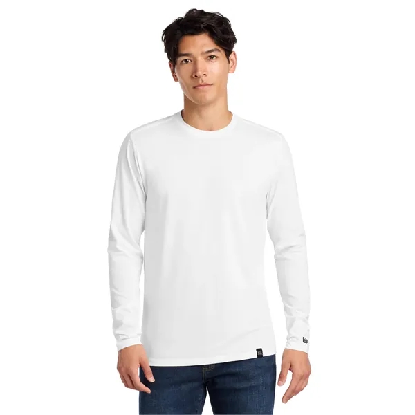 New Era Heritage Blend Long Sleeve Crew Tee.... from ASI 84863 SanMar