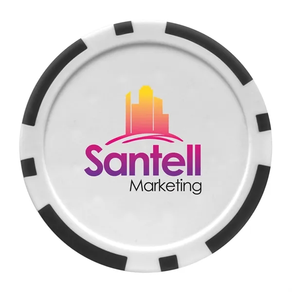 1-Ball 5-Tee Par Pack w/Poker Chip Ball Marker... from ASI 40480 Koozie Group