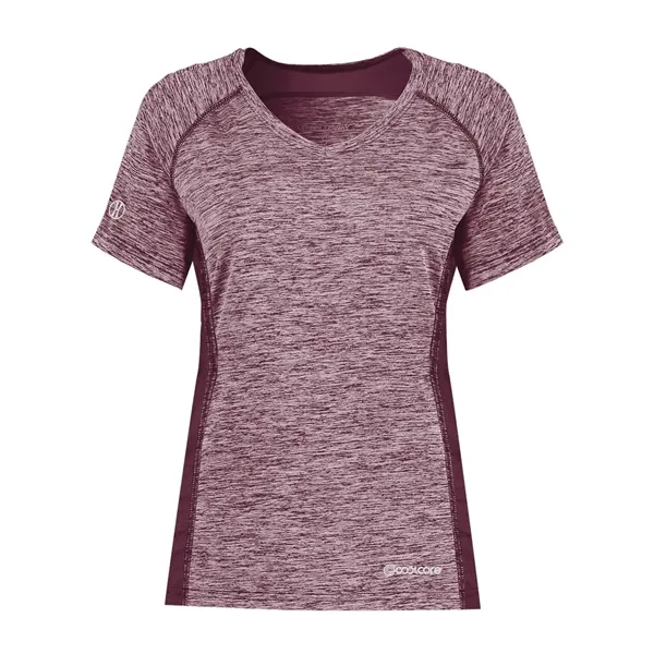 Holloway Women's Electrify CoolCore® V-Neck T-Shirt... from ASI 84358 S&S Activewear