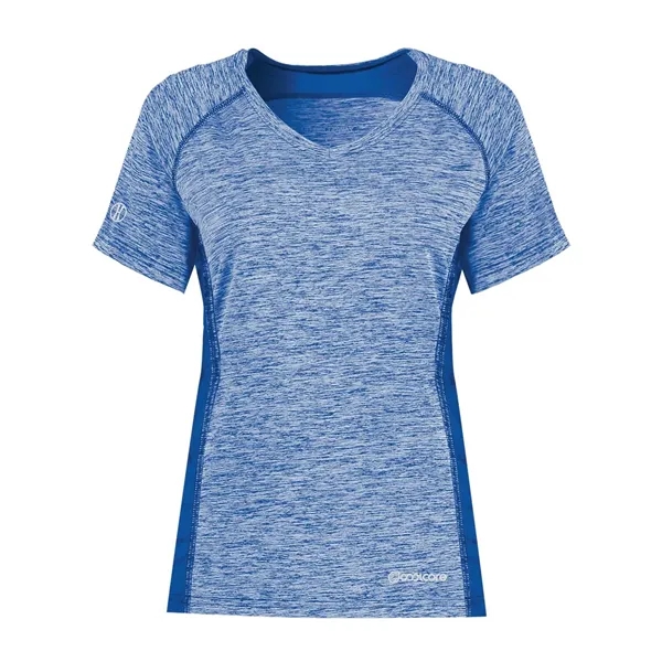 Holloway Women's Electrify CoolCore® V-Neck T-Shirt... from ASI 84358 S&S Activewear