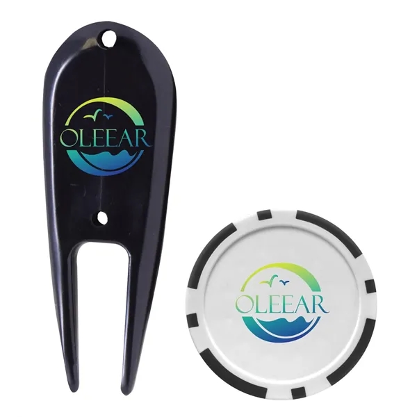 Classic 2-Ball Par Pack with Tees, Tool & Poker Chip... from ASI 40480 Koozie Group