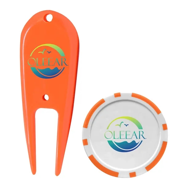 Classic 2-Ball Par Pack with Tees, Tool & Poker Chip... from ASI 40480 Koozie Group