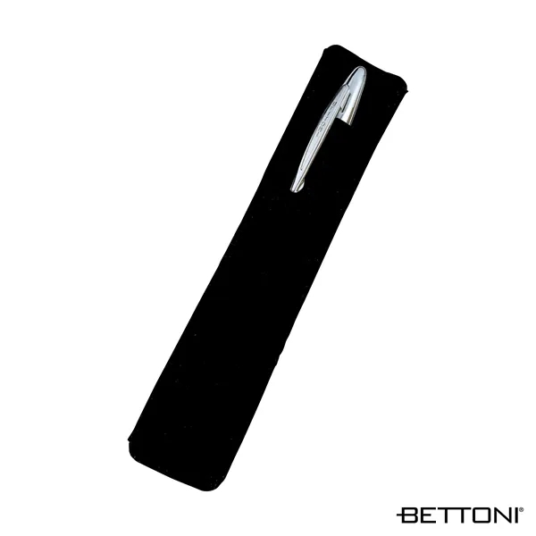Twist-action ballpoint pen with fashionable styling and exquisite satin silver finish.... from ASI 67866 Logomark/Valumark