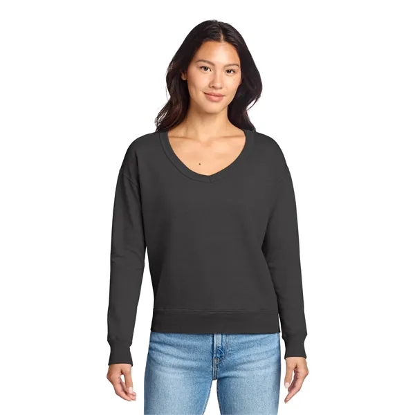 Port & Company Ladies Beach Wash Garment-Dyed V-Neck Swea...... from ASI 84863 SanMar