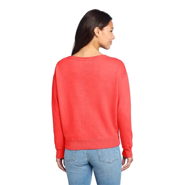 Port & Company Ladies Beach Wash Garment-Dyed V-Neck Swea...... from ASI 84863 SanMar