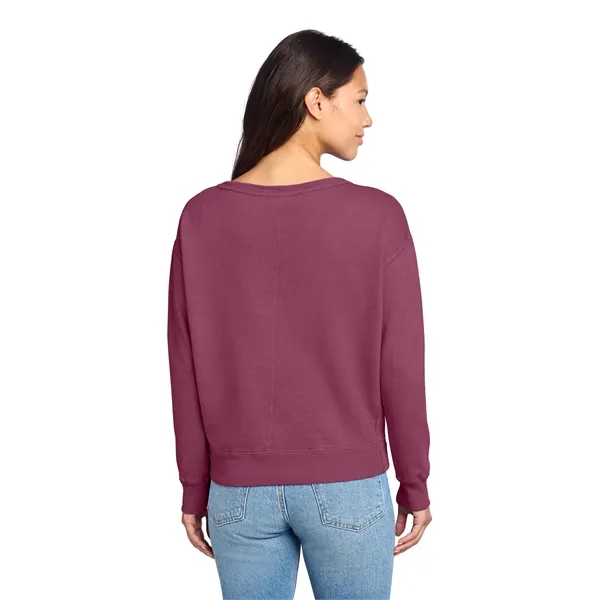 Port & Company Ladies Beach Wash Garment-Dyed V-Neck Swea...... from ASI 84863 SanMar