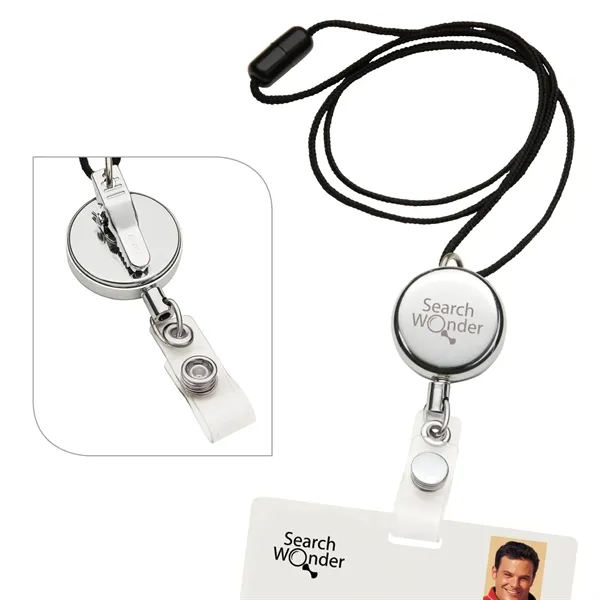 Dual Function Metal Badge Holder... from ASI 40480 Koozie Group / Norwood