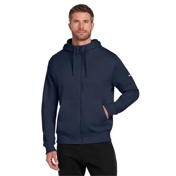 Nike Club Fleece Sleeve Swoosh Full-Zip Hoodie... from ASI 84863 SanMar
