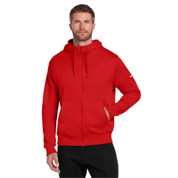Nike Club Fleece Sleeve Swoosh Full-Zip Hoodie... from ASI 84863 SanMar