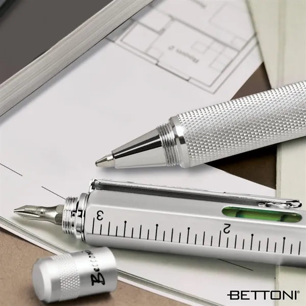 Multifunctional 4-in-1 twist-action ballpoint pen.... from ASI 67866 Logomark/Valumark