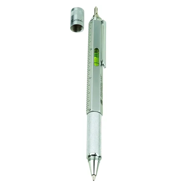 Multifunctional 4-in-1 twist-action ballpoint pen.... from ASI 67866 Logomark/Valumark