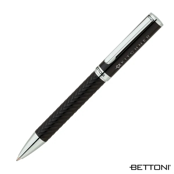 Wide body heavyweight brass ballpoint pen with twist-action mechanism, high-gloss lacquered... from ASI 67866 Logomark/Valumark
