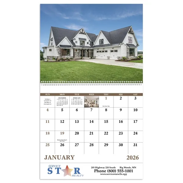 Welcome Home - Spiral... from ASI 40480 Koozie Group / Norwood Triumph Calendar