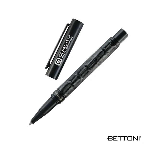 Bettoni® Torino Brass Cap-Off Rollerball Pen... from ASI 67866 Logomark/Valumark