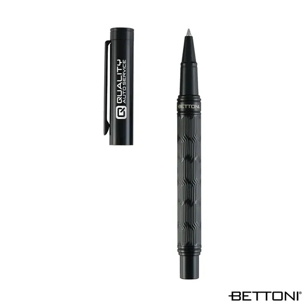Bettoni® Torino Brass Cap-Off Rollerball Pen... from ASI 67866 Logomark/Valumark