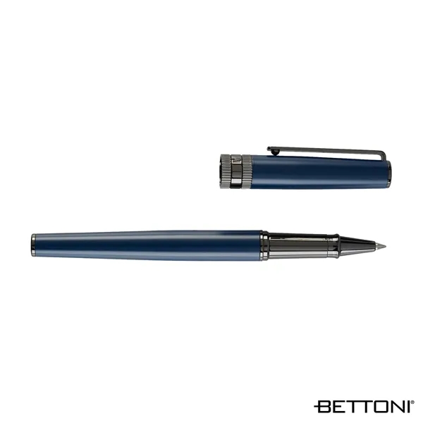 Bettoni® Massimo Brass Cap-Off Rollerball Pen... from ASI 67866 Logomark/Valumark