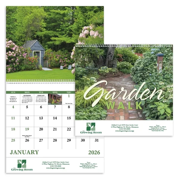 Garden Walk - Spiral... from ASI 40480 Koozie Group / Norwood Triumph Calendar
