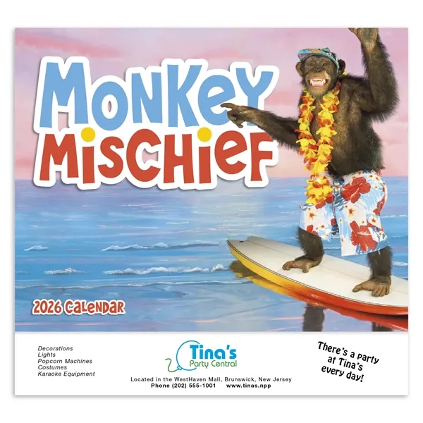 Monkey Mischief - Stapled... from ASI 40480 Koozie Group / Norwood Triumph Calendar