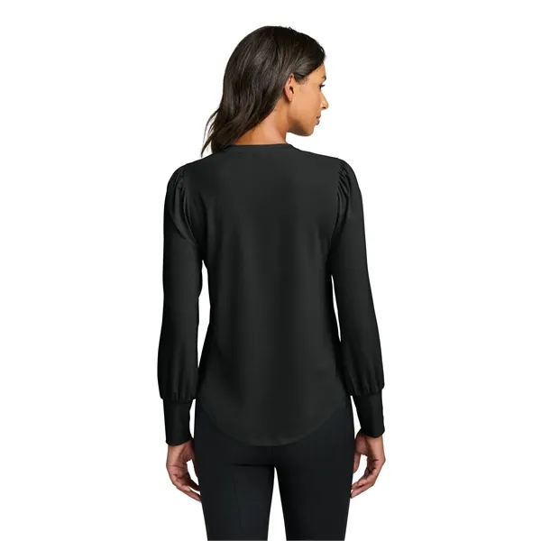 Mercer+Mettle Women's Stretch Jersey Long Sleeve Blouson Top... from ASI 84863 SanMar