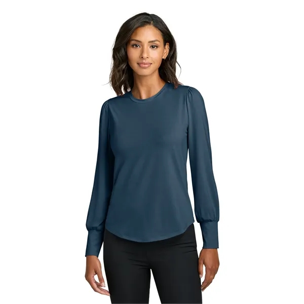 Mercer+Mettle Women's Stretch Jersey Long Sleeve Blouson Top... from ASI 84863 SanMar