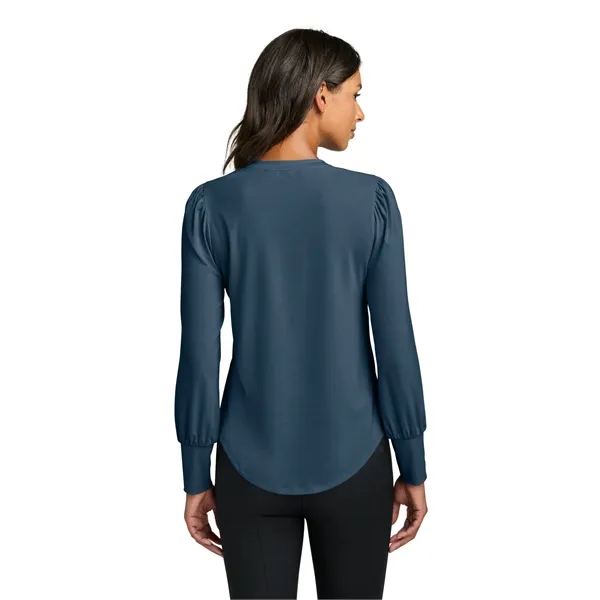 Mercer+Mettle Women's Stretch Jersey Long Sleeve Blouson Top... from ASI 84863 SanMar