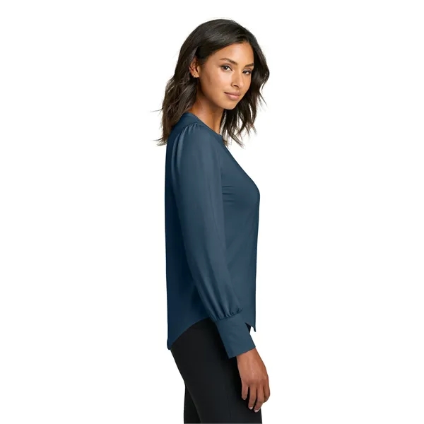Mercer+Mettle Women's Stretch Jersey Long Sleeve Blouson Top... from ASI 84863 SanMar
