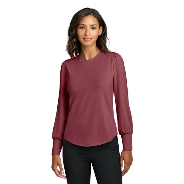 Mercer+Mettle Women's Stretch Jersey Long Sleeve Blouson Top... from ASI 84863 SanMar