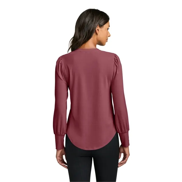 Mercer+Mettle Women's Stretch Jersey Long Sleeve Blouson Top... from ASI 84863 SanMar