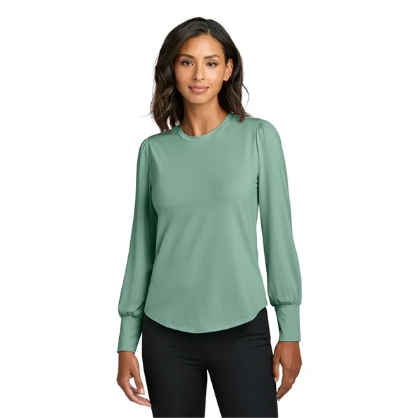 Mercer+Mettle Women's Stretch Jersey Long Sleeve Blouson Top... from ASI 84863 SanMar
