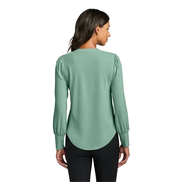 Mercer+Mettle Women's Stretch Jersey Long Sleeve Blouson Top... from ASI 84863 SanMar