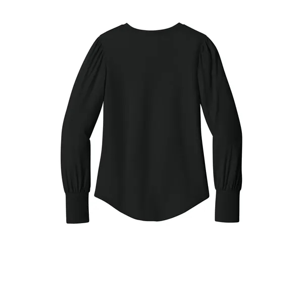 Mercer+Mettle Women's Stretch Jersey Long Sleeve Blouson Top... from ASI 84863 SanMar