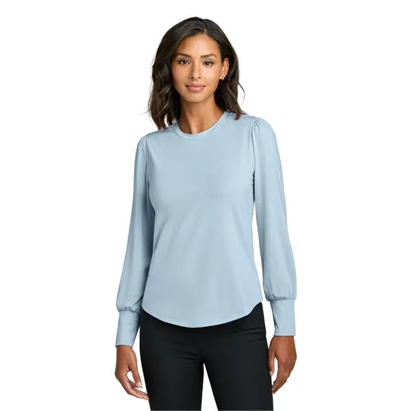 Mercer+Mettle Women's Stretch Jersey Long Sleeve Blouson Top... from ASI 84863 SanMar