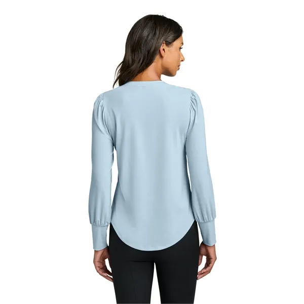Mercer+Mettle Women's Stretch Jersey Long Sleeve Blouson Top... from ASI 84863 SanMar