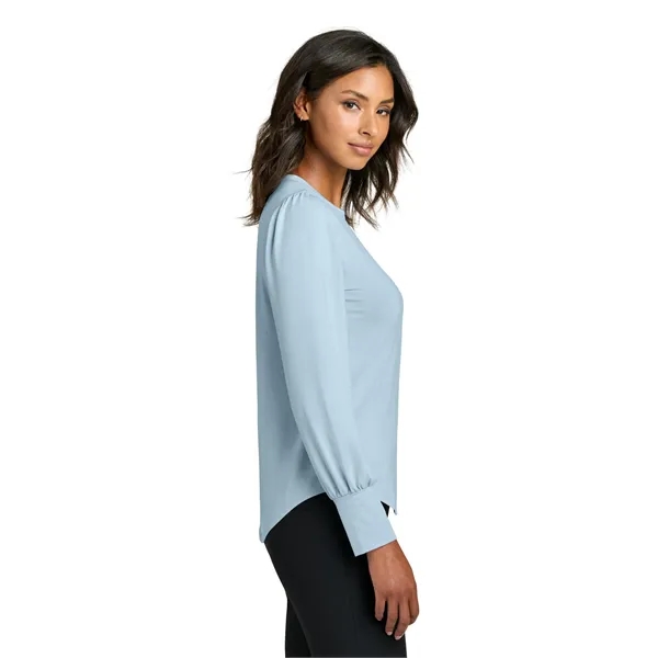 Mercer+Mettle Women's Stretch Jersey Long Sleeve Blouson Top... from ASI 84863 SanMar