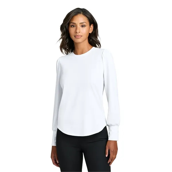 Mercer+Mettle Women's Stretch Jersey Long Sleeve Blouson Top... from ASI 84863 SanMar