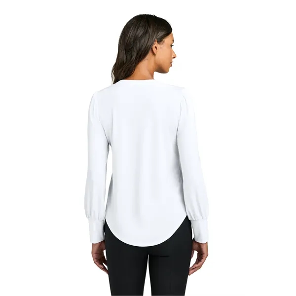 Mercer+Mettle Women's Stretch Jersey Long Sleeve Blouson Top... from ASI 84863 SanMar