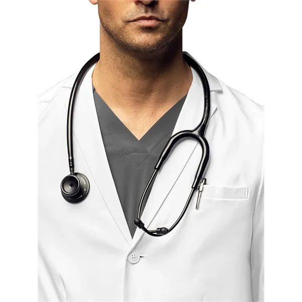 WonderWink Slate Men's Long Lab Coat 38"... from ASI 86018 Scrub Authority / Uniform Stores
