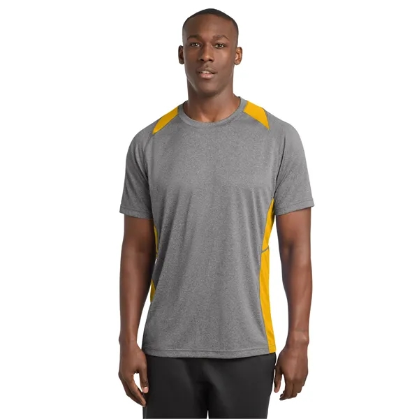 Sport-Tek Heather Colorblock Contender Tee.... from ASI 84863 SanMar