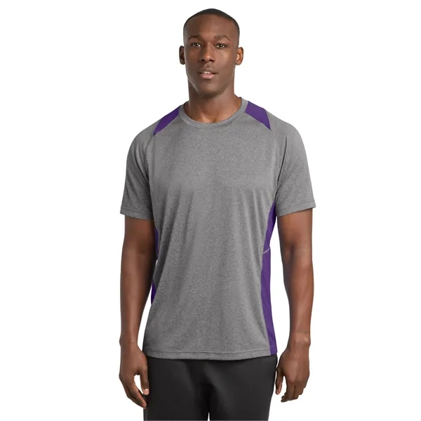 Sport-Tek Heather Colorblock Contender Tee.... from ASI 84863 SanMar