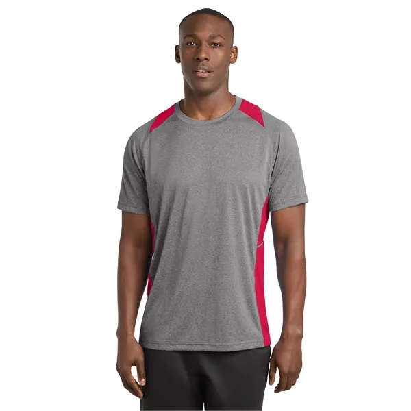 Sport-Tek Heather Colorblock Contender Tee.... from ASI 84863 SanMar